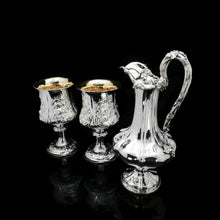 Load image into Gallery viewer, A Splendid Victorian Solid Silver Wine Ewer/Jug with Grape Vines - Benjamin Smith 1846 - Artisan Antiques
