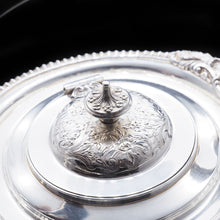 Load image into Gallery viewer, Antique Solid Silver Kettle with Ornate Chased Motifs - Elkington &amp; Co. 1904 - Artisan Antiques
