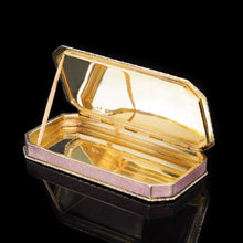 Load image into Gallery viewer, Splendid Silver Gilt &amp; Guilloche Enamel Snuff Box - Viennese c.1875 - Artisan Antiques
