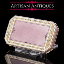 Load image into Gallery viewer, Splendid Silver Gilt &amp; Guilloche Enamel Snuff Box - Viennese c.1875 - Artisan Antiques
