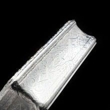 Load image into Gallery viewer, RESERVED - A Huge Solid Silver Table Snuff Box Victorian - Thomas Johnson 1869 - Artisan Antiques
