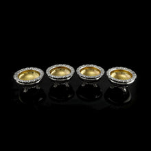 Load image into Gallery viewer, A Magnificent Set of 4 Georgian Solid Silver Salt Cellars - Barnard 1837
