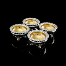 Load image into Gallery viewer, A Magnificent Set of 4 Georgian Solid Silver Salt Cellars - Barnard 1837
