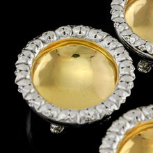 Load image into Gallery viewer, A Magnificent Set of 4 Georgian Solid Silver Salt Cellars - Barnard 1837
