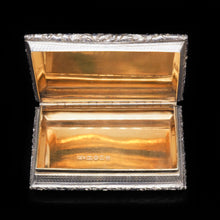 Load image into Gallery viewer, RESERVED - A Heavy Solid Silver Table Snuff Box - Francis Clark 1845 - Artisan Antiques
