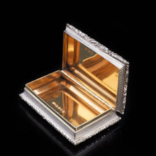 Load image into Gallery viewer, RESERVED - A Heavy Solid Silver Table Snuff Box - Francis Clark 1845 - Artisan Antiques
