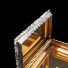 Load image into Gallery viewer, RESERVED - A Heavy Solid Silver Table Snuff Box - Francis Clark 1845 - Artisan Antiques
