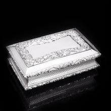 Load image into Gallery viewer, RESERVED - A Heavy Solid Silver Table Snuff Box - Francis Clark 1845 - Artisan Antiques
