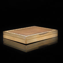 Load image into Gallery viewer, A Stylish Solid Silver Gilt Box/Case -  French 19th Century - Artisan Antiques
