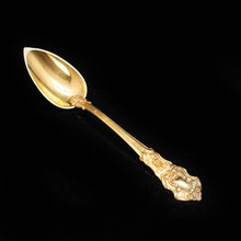 Load image into Gallery viewer, Magnificent Antique Vermeil (Silver Gilt) French Teaspoons - Boxed Set of 12 - Artisan Antiques
