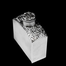 Load image into Gallery viewer, A Georgian Solid Silver Engraved &amp; Engine Turned Hip Flask - Archibald Douglas 1835 - Artisan Antiques
