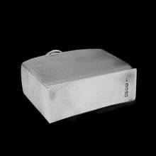 Load image into Gallery viewer, A Georgian Solid Silver Engraved &amp; Engine Turned Hip Flask - Archibald Douglas 1835 - Artisan Antiques
