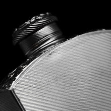 Load image into Gallery viewer, A Georgian Solid Silver Engraved &amp; Engine Turned Hip Flask - Archibald Douglas 1835 - Artisan Antiques
