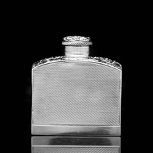 Load image into Gallery viewer, A Georgian Solid Silver Engraved &amp; Engine Turned Hip Flask - Archibald Douglas 1835 - Artisan Antiques
