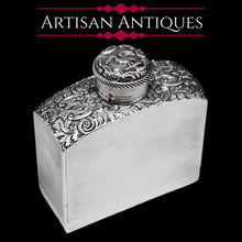 Load image into Gallery viewer, A Georgian Solid Silver Engraved &amp; Engine Turned Hip Flask - Archibald Douglas 1835 - Artisan Antiques

