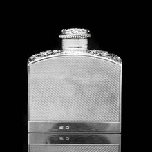 Load image into Gallery viewer, A Georgian Solid Silver Engraved &amp; Engine Turned Hip Flask - Archibald Douglas 1835 - Artisan Antiques
