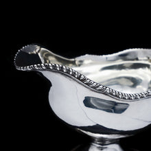 Load image into Gallery viewer, A Pair of Georgian Solid Silver Pedestal Sauce Boats - William Collins 1774 - Artisan Antiques
