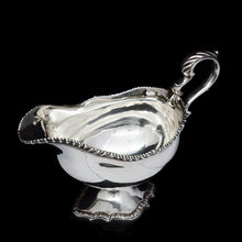 Load image into Gallery viewer, A Pair of Georgian Solid Silver Pedestal Sauce Boats - William Collins 1774 - Artisan Antiques
