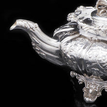 Load image into Gallery viewer, Magnificent Georgian Solid Silver 3 Piece Tea Set - John James Keith 1836 - Artisan Antiques
