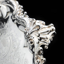 Load image into Gallery viewer, A Very Large Georgian Solid Silver Salver Tray by John Israel 1801 - Artisan Antiques
