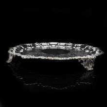 Load image into Gallery viewer, A Very Large Georgian Solid Silver Salver Tray by John Israel 1801 - Artisan Antiques
