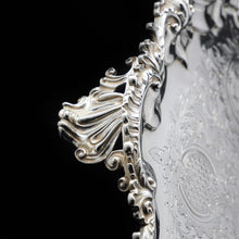 Load image into Gallery viewer, A Very Large Georgian Solid Silver Salver Tray by John Israel 1801 - Artisan Antiques
