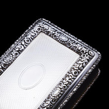 Load image into Gallery viewer, A Huge Solid Silver Table Snuff Box - Daniel &amp; John Wellby 1912 - Artisan Antiques
