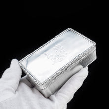 Load image into Gallery viewer, A Thick Solid Silver Table Snuff Box Georgian - Edward Edwards 1833 - Artisan Antiques
