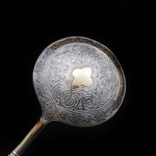 Load image into Gallery viewer, Large Russian Silver Niello Spoon with Gilt Accenting - Moscow c.1860 - Artisan Antiques
