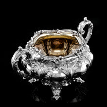 Load image into Gallery viewer, Spectacular Antique Georgian Solid Silver Tea/Coffee Set with Chased Acanthus - Barnard 1833/4
