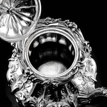 Load image into Gallery viewer, Spectacular Antique Georgian Solid Silver Tea/Coffee Set with Chased Acanthus - Barnard 1833/4
