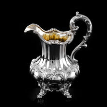 Load image into Gallery viewer, Spectacular Antique Georgian Solid Silver Tea/Coffee Set with Chased Acanthus - Barnard 1833/4
