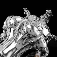 Load image into Gallery viewer, Spectacular Antique Georgian Solid Silver Tea/Coffee Set with Chased Acanthus - Barnard 1833/4
