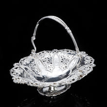 Load image into Gallery viewer, A Stunning Large Victorian Solid Silver Basket - Martin Hall &amp; Co 1858 - Artisan Antiques
