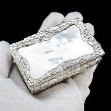 Load image into Gallery viewer, A Solid Silver Table Snuff Box Georgian - Nathaniel Mills 1836 - Artisan Antiques
