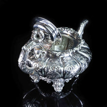 Load image into Gallery viewer, Antique English Solid Silver 3 Piece Tea Pot Set - 1836 London - Artisan Antiques
