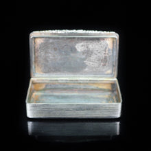Load image into Gallery viewer, Antique Georgian English Solid Silver Snuff Box - c.1800 - Artisan Antiques
