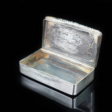 Load image into Gallery viewer, Antique Georgian English Solid Silver Snuff Box - c.1800 - Artisan Antiques
