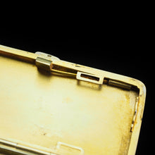 Load image into Gallery viewer, Antique German Solid Silver Green Enamel Guilloche Cigarette Case - Artisan Antiques
