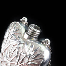 Load image into Gallery viewer, Antique Chinese Silver Perfume Bottle - Wang Hing c.1880 - Artisan Antiques
