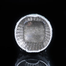 Load image into Gallery viewer, Antique Chinese Solid Silver Trompe L&#39;oeil Salt/Mustard Pot - 19th Century - Artisan Antiques
