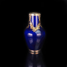 Load image into Gallery viewer, Antique French Sevres Vase Silver Mounted - Paul Milet c.1900 - Artisan Antiques
