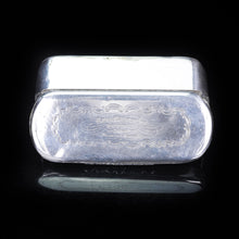 Load image into Gallery viewer, Antique Capsule Shaped Table Silver Snuff Box - 1859 - Artisan Antiques
