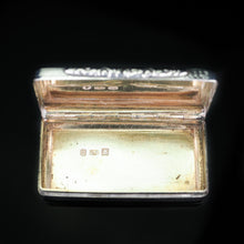 Load image into Gallery viewer, Antique Victorian Pocket Size Silver Snuff Box - 1841 - Artisan Antiques
