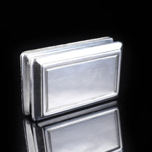 Load image into Gallery viewer, Antique Georgian Silver Snuff Box with Exquisite Chased Design - 1822 - Artisan Antiques
