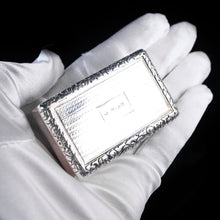 Load image into Gallery viewer, Antique Georgian Silver Snuff Box with Exquisite Chased Design - 1822 - Artisan Antiques
