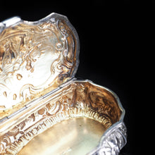 Load image into Gallery viewer, Swedish Solid Silver Table Snuff Box Repousse Design - 1938 - Artisan Antiques
