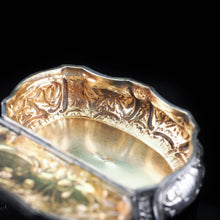 Load image into Gallery viewer, Swedish Solid Silver Table Snuff Box Repousse Design - 1938 - Artisan Antiques
