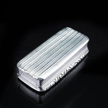 Load image into Gallery viewer, Antique Victorian Solid Silver and Gilt Snuff Box - 1832 Joseph Willmore - Artisan Antiques
