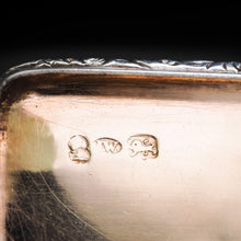 Load image into Gallery viewer, Antique Victorian Solid Silver and Gilt Snuff Box - 1832 Joseph Willmore - Artisan Antiques
